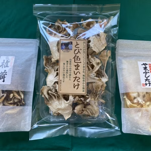 とっても希少な　乾燥とび色舞茸とやまぶしたけと椎茸スライス